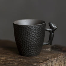 Load image into Gallery viewer, Iron Glaze Creative Ceramic Handle Coffee Mug
