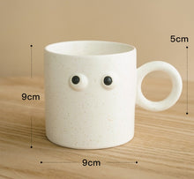 Load image into Gallery viewer, Funny Design Cartoon Big Eyes Water Cup
